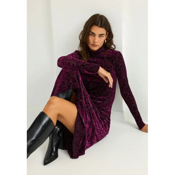 Γυναικεία Φούστα Μάξι FUNKY BUDDHA FBL012-128-14-MERLOT - Image 5