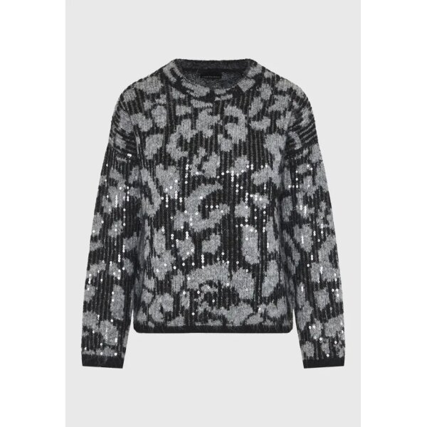 Γυναικείο Πλεκτό με Λαιμόκοψη FUNKY BUDDHA FBL012-136-09-BLACK - Image 1