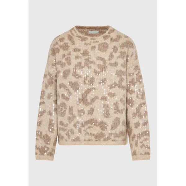 Γυναικείο Πλεκτό με Λαιμόκοψη FUNKY BUDDHA FBL012-136-09-CLOUD CREAM - Image 1