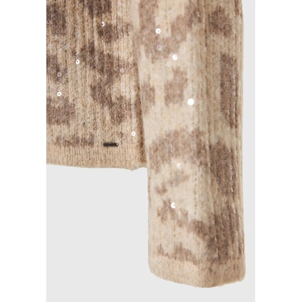 Γυναικείο Πλεκτό με Λαιμόκοψη FUNKY BUDDHA FBL012-136-09-CLOUD CREAM - Image 2