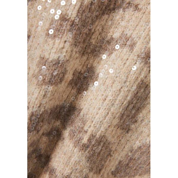 Γυναικείο Πλεκτό με Λαιμόκοψη FUNKY BUDDHA FBL012-136-09-CLOUD CREAM - Image 3