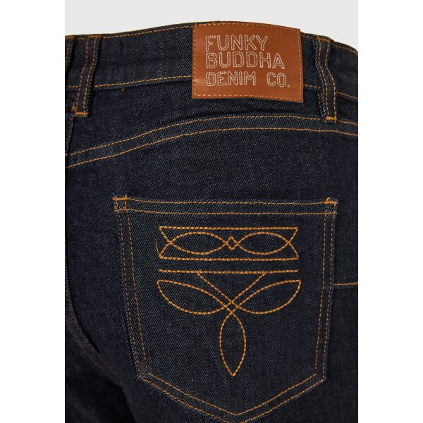 Γυναικείο Τζην Flare Fit FUNKY BUDDHA FBL012-173-02 - Image 3