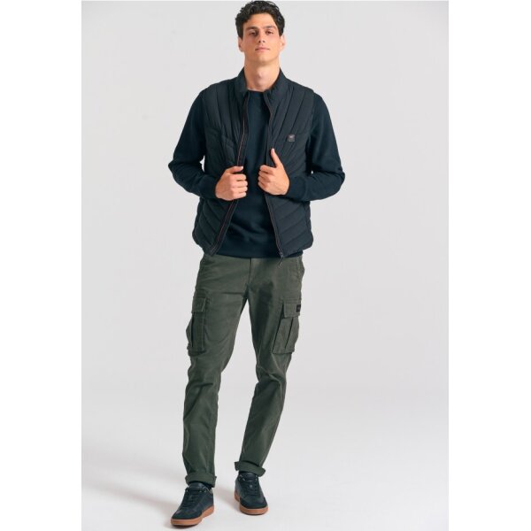 FBM012-001-01_BLACK_2 Ανδρικό Γιλέκο FUNKY BUDDHA FBM012-001-01 ΜΑΥΡΟ - Image 1