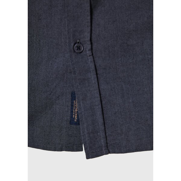 Ανδρικό Πουκάμισο Basic FUNKY BUDDHA FBM012-001-05 ΜΠΛΕ - Image 3