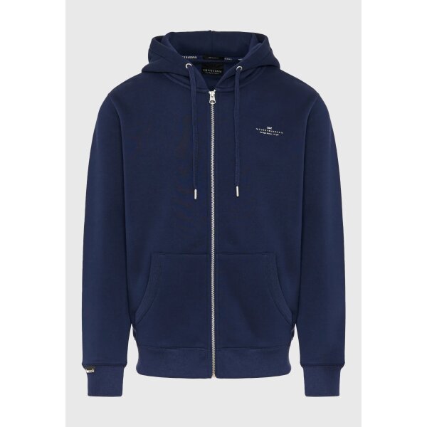 Ανδρική Ζακέτα Φούτερ Με Κουκούλα FUNKY BUDDHA FBM012-001-06 ΜΠΛΕ - Image 1