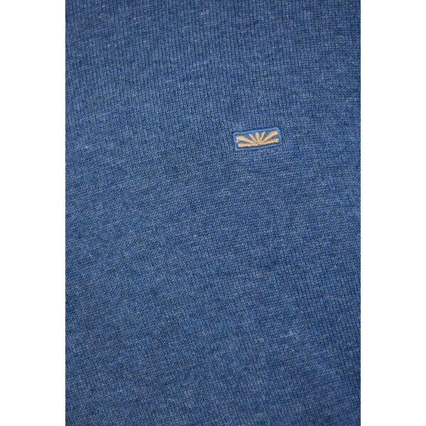 Ανδρικό Πλεκτό με Λαιμόκοψη FUNKY BUDDHA FBM012-001-09 ΜΠΛΕ - Image 7