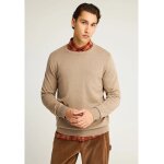 Ανδρικό Πλεκτό με Λαιμόκοψη FUNKY BUDDHA FBM012-001-09 ΚΑΦΕ