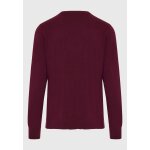 Ανδρικό Πλεκτό με Λαιμόκοψη FUNKY BUDDHA FBM012-001-09 MERLOT MEL - Image 6