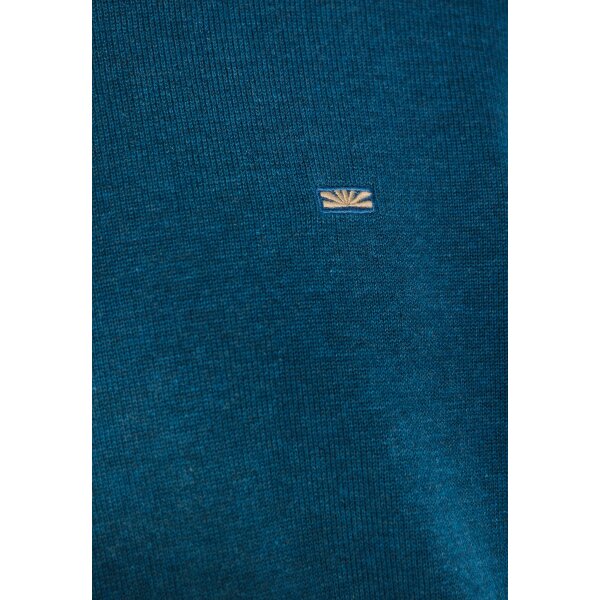 Ανδρικό Πλεκτό με Λαιμόκοψη FUNKY BUDDHA FBM012-001-09 ΠΕΤΡΟΛ - Image 6