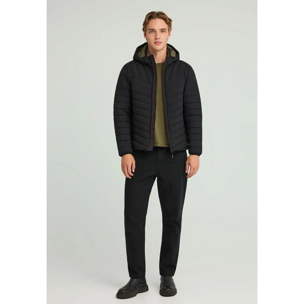 Ανδρικό Casual Τζάκετ FUNKY BUDDHA FBM012-002-01 ΜΑΥΡΟ - Image 4