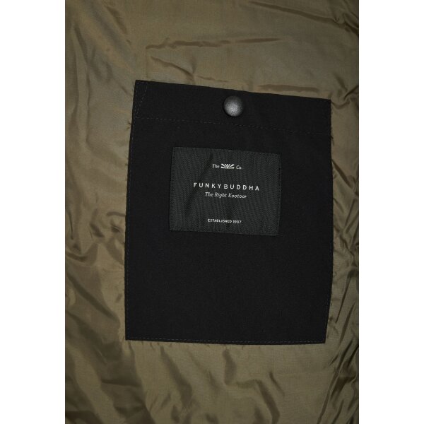 Ανδρικό Casual Τζάκετ FUNKY BUDDHA FBM012-002-01 ΜΑΥΡΟ - Image 2