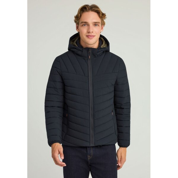 FBM012-002-01_NAVY_1 Ανδρικό Casual Τζάκετ FUNKY BUDDHA FBM012-002-01 ΜΠΛΕ - Image 1