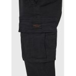 Ανδρικό Παντελόνι Cargo FUNKY BUDDHA FBM012-002-02 ΜΑΥΡΟ - Image 4