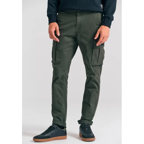 Ανδρικό Παντελόνι Cargo FUNKY BUDDHA FBM012-002-02 ΧΑΚΙ - Image 1