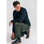 Ανδρικό Παντελόνι Cargo FUNKY BUDDHA FBM012-002-02 ΧΑΚΙ - Image 5