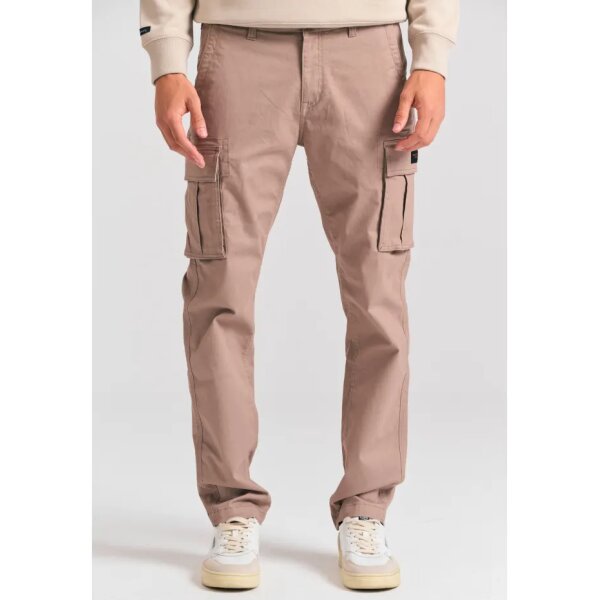 Ανδρικό Παντελόνι Cargo FUNKY BUDDHA FBM012-002-02 ΚΑΦΕ - Image 2