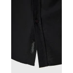 Ανδρικό Πουκάμισο Basic FUNKY BUDDHA FBM012-002-05 ΜΑΥΡΟ - Image 3