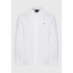 Ανδρικό Πουκάμισο Basic FUNKY BUDDHA FBM012-002-05 ΛΕΥΚΟ