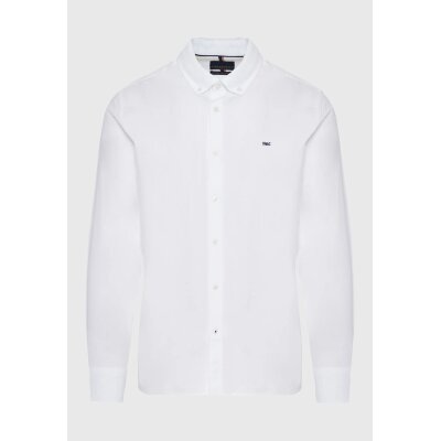 Ανδρικό Πουκάμισο Basic FUNKY BUDDHA FBM012-002-05 ΛΕΥΚΟ
