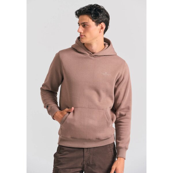 Ανδρικό Φούτερ Με Κουκούλα FUNKY BUDDHA FBM012-002-06 ΚΑΦΕ - Image 2