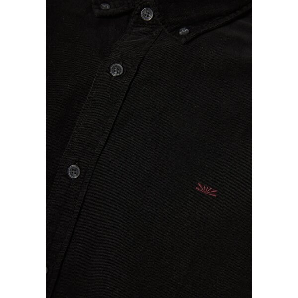 Ανδρικό Πουκάμισο Basic FUNKY BUDDHA FBM012-003-05 ΜΑΥΡΟ - Image 7