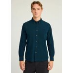 Ανδρικό Πουκάμισο Basic FUNKY BUDDHA FBM012-003-05 ΜΠΛΕ