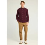Ανδρικό Πουκάμισο Basic FUNKY BUDDHA FBM012-003-05 ΜΠΟΡΝΤΩ