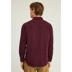 Ανδρικό Πουκάμισο Basic FUNKY BUDDHA FBM012-003-05 ΜΠΟΡΝΤΩ - Image 3
