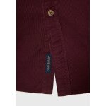 Ανδρικό Πουκάμισο Basic FUNKY BUDDHA FBM012-003-05 ΜΠΟΡΝΤΩ - Image 7