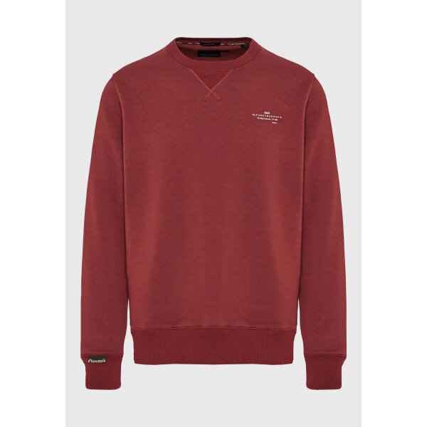 Ανδρικό Φούτερ Με Λαιμόκοψη FUNKY BUDDHA FBM012-003-06 MAROON - Image 1