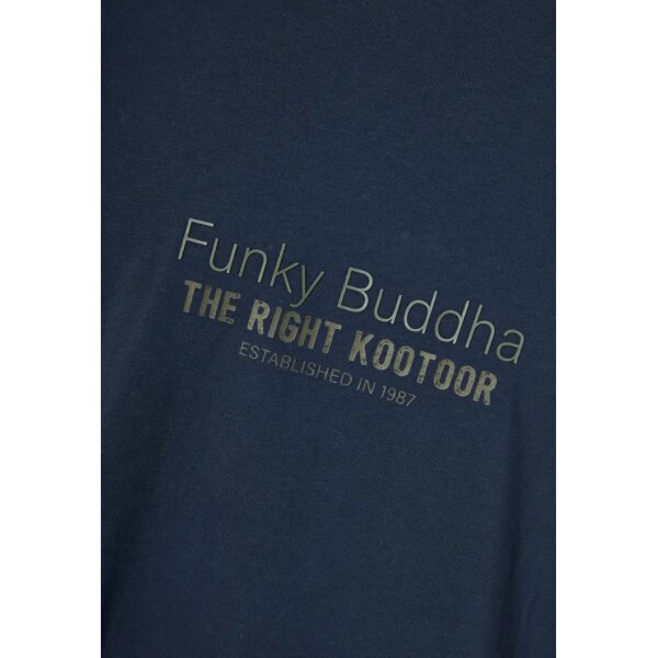 Ανδρική Μπλούζα Με Μακρύ Μανίκι FUNKY BUDDHA FBM012-003-07-ΜΠΛΕ - Image 2