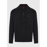 Ανδρικό Πλεκτό Με Φερμουάρ FUNKY BUDDHA FBM012-003-09 ΜΑΥΡΟ