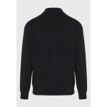 Ανδρικό Πλεκτό Με Φερμουάρ FUNKY BUDDHA FBM012-003-09 ΜΑΥΡΟ - Image 2