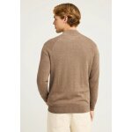 Ανδρικό Πλεκτό Με Φερμουάρ FUNKY BUDDHA FBM012-003-09 ΚΑΦΕ - Image 3