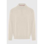 Ανδρικό Πλεκτό Με Φερμουάρ FUNKY BUDDHA FBM012-003-09 ΕΚΡΟΥ - Image 5