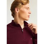 Ανδρικό Πλεκτό Με Φερμουάρ FUNKY BUDDHA FBM012-003-09 MERLOT MEL - Image 4