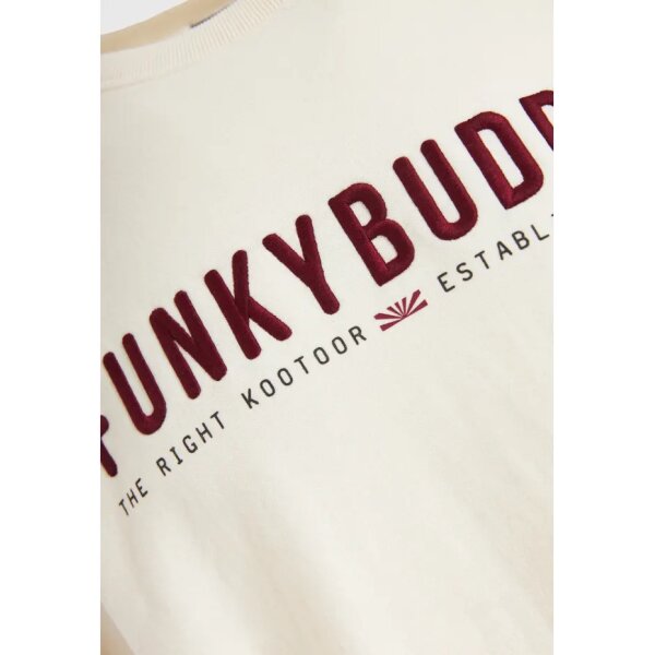 Ανδρικό Φούτερ Με Λαιμόκοψη FUNKY BUDDHA FBM012-004-06 ΛΕΥΚΟ - Image 3