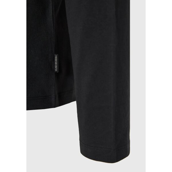 Ανδρική Μπλούζα Με Μακρύ Μανίκι FUNKY BUDDHA FBM012-004-07-ΜΑΥΡΟ - Image 3