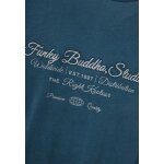 Ανδρική Μπλούζα Με Μακρύ Μανίκι FUNKY BUDDHA FBM012-004-07-INDIAN TEAL - Image 2