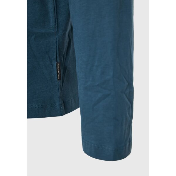 Ανδρική Μπλούζα Με Μακρύ Μανίκι FUNKY BUDDHA FBM012-004-07-INDIAN TEAL - Image 3