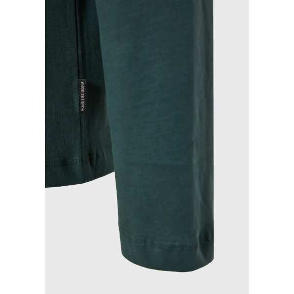 Ανδρική Μπλούζα Με Μακρύ Μανίκι FUNKY BUDDHA FBM012-004-07-ΠΡΑΣΙΝΟ - Image 4