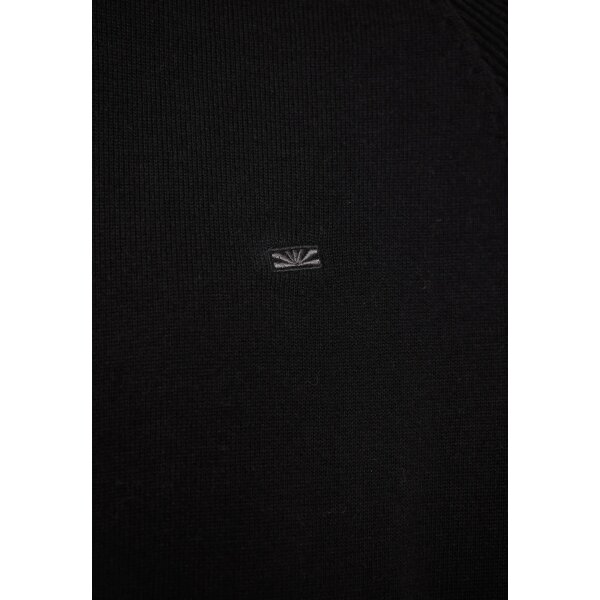 Ανδρική Πλεκτή Ζακέτα FUNKY BUDDHA FBM012-004-09 ΜΑΥΡΟ - Image 3