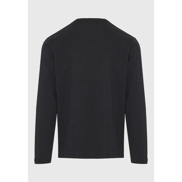 Ανδρική Μπλούζα Με Μακρύ Μανίκι FUNKY BUDDHA FBM012-005-07 ΜΑΥΡΟ - Image 3