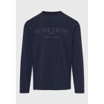 Ανδρική Μπλούζα Με Μακρύ Μανίκι FUNKY BUDDHA FBM012-005-07 ΜΠΛΕ