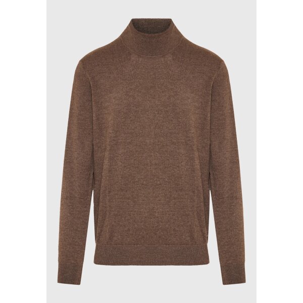 Ανδρικό Πλεκτό Με Ψηλό Λαιμό FUNKY BUDDHA FBM012-005-09 ΚΑΦΕ - Image 3