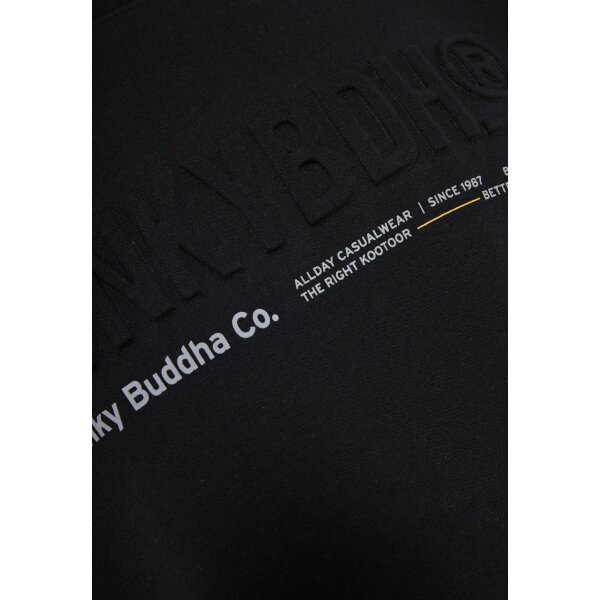 Ανδρικό Φούτερ Με Λαιμόκοψη FUNKY BUDDHA FBM012-008-06 ΜΑΥΡΟ - Image 2