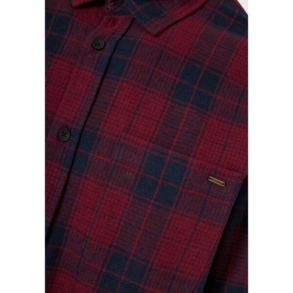 Ανδρικό Πουκάμισο Καρό FUNKY BUDDHA FBM012-018-05 ΚΟΚΚΙΝΟ - Image 8
