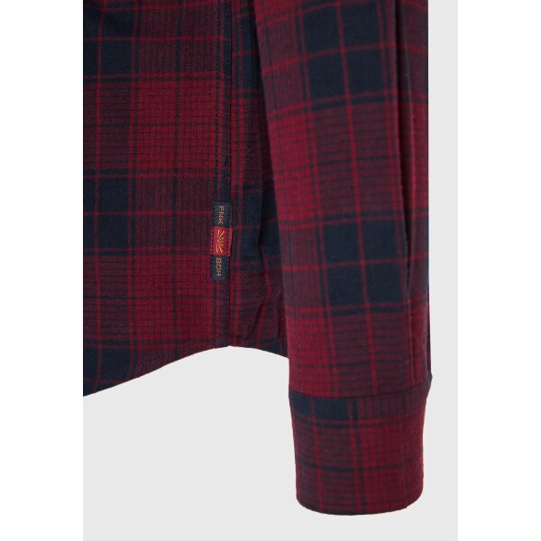 Ανδρικό Πουκάμισο Καρό FUNKY BUDDHA FBM012-018-05 ΚΟΚΚΙΝΟ - Image 9