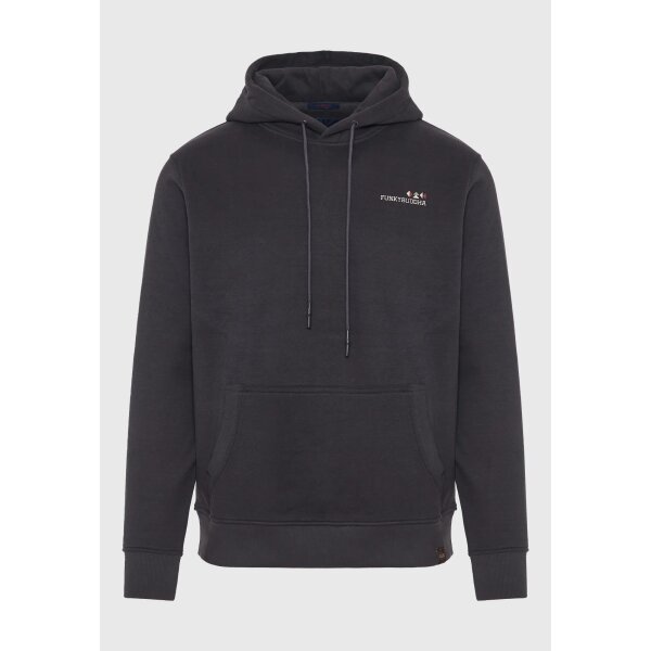 Ανδρικό Φούτερ Με Κουκούλα FUNKY BUDDHA FBM012-028-06 ΑΝΘΡΑΚΙ - Image 1
