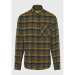 Ανδρικό Πουκάμισο Καρό FUNKY BUDDHA FBM012-029-05 DUSTY OLIVE - Image 5